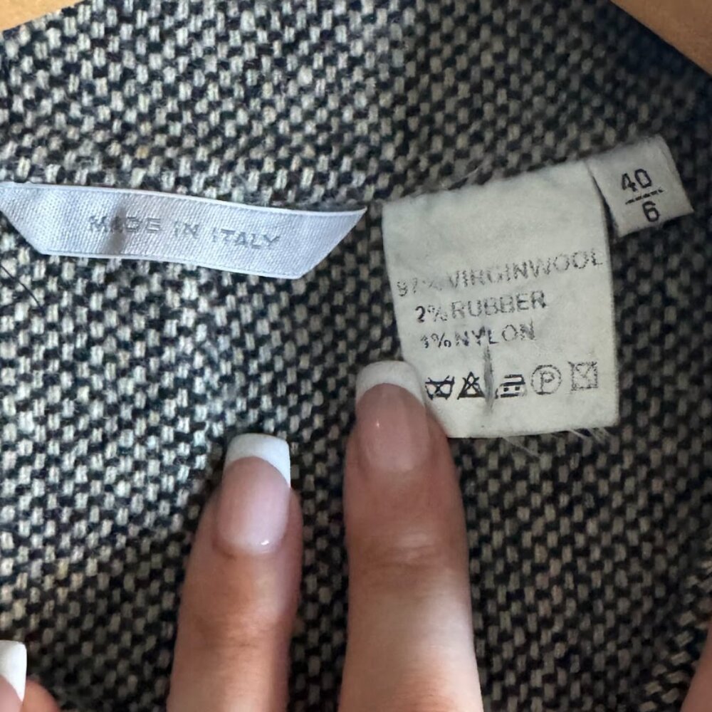 Barneys New York Made in Italy Wool Skirt Set – Size 4 (IT 38) Sophisticated vin - Picture 3 of 7